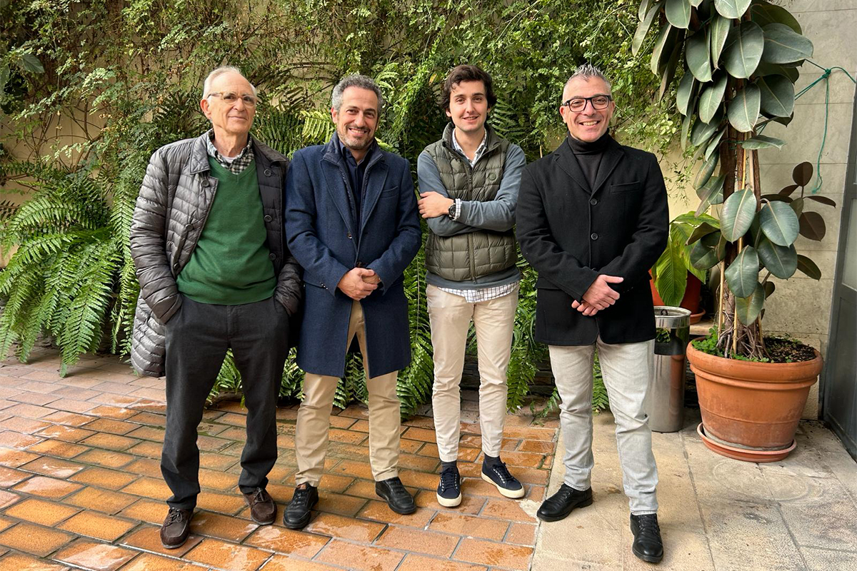 De izquierda a derecha: Juan Alegre, Pablo Lozano, Pablo Gandia y Carlos Falcó. 