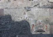 Descubren una escena de vendimia en una casa cercana a la Pompeya devastada por el Vesubio