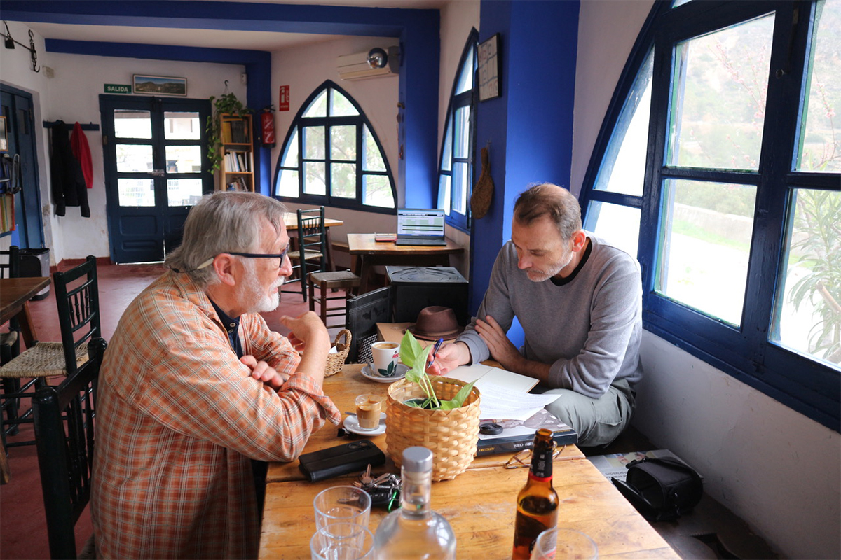 Fidel García Berlanga en la Venta.